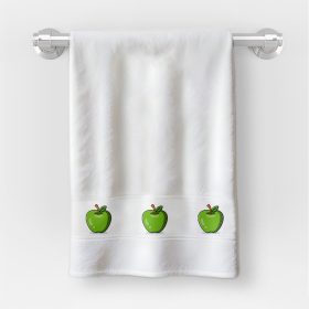   Uterák v rozmere 30x50 cm s nápisom škôlka so vzorom zelené jablko