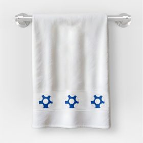   Osuška v rozmere 30x50 cm s nápisom MŠ Modrá bodkovaná gulička