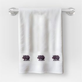 Uterák v rozmere 30x50 cm s nápisom MŠ so vzorom Hrocha