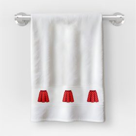   Osuška v rozmere 30x50 cm s nápisom materská škola so vzorom sukne