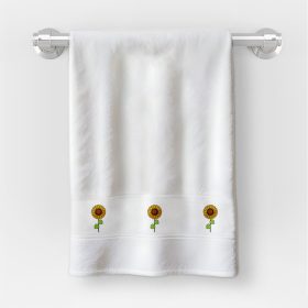   Osuška v rozmere 30x50 cm s nápisom materská škola so vzorom slnečnice