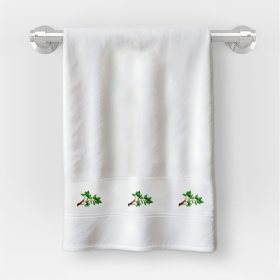   Osuška v rozmere 30x50 cm s nápisom materská škola so vzorom konára stromu