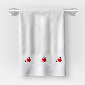   Osuška v rozmere 30x50 cm s nápisom škôlka so vzorom kanvice