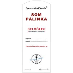 Pálinkás cimke Belsőleg Som Hosszú 5 db/csomag