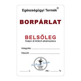 Pálinkás cimke Belsőleg Borpárlat 5 db/csomag