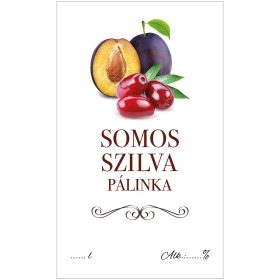 Pálinkás cimke ECO Somos szilva 5 db/csomag