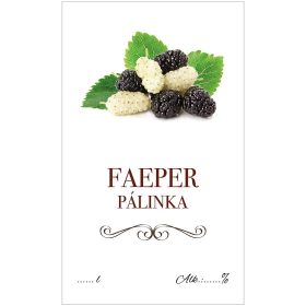 Pálinkás cimke ECO Faeper 5 db/csomag