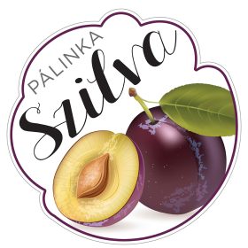 Pálinkás cimke Kicsi Szilva 5 db/csomag