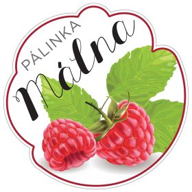 Pálinkás cimke Kicsi Málna 5 db/csomag