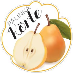 Pálinkás cimke Kicsi Körte 5 db/csomag