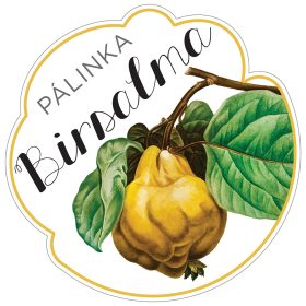 Pálinkás cimke Kicsi Birsalma 5 db/csomag