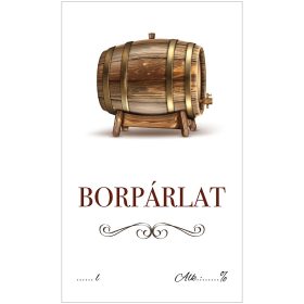 Pálinkás cimke ECO Borpárlat 5 db/csomag