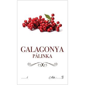 Pálinkás cimke ECO Galagonya 5 db/csomag