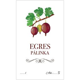 Pálinkás cimke ECO Egres 5 db/csomag