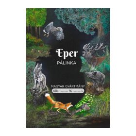 Pálinkás cimke Vadász Eper 5 db/csomag