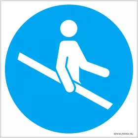 Használd a korlátot! Öntapadós matrica 100X100 mm