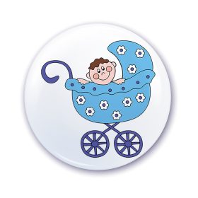 Ovis jel szekrényre Babakocsi mintával