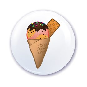 Ovis jel szekrényre Fagyi mintával