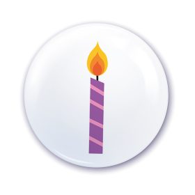 Ovis jel szekrényre Gyertya mintával