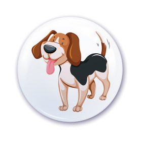 Nápis do škôlky na skrinku so vzorom Psík