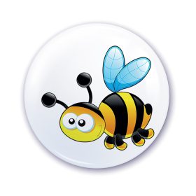 Nápis do škôlky na skrinku so vzorom včiel