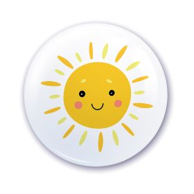 Nápis do škôlky na skrinku so vzorom slnka