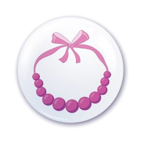 Nápis do škôlky na skrinku so vzorom náhrdelníka