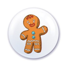 Nápis do škôlky na skriňu s perníkovým vzorom