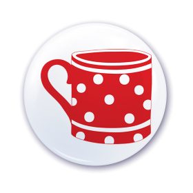 Nápis do škôlky na skrinku so vzorom hrnčeka Pöttyös