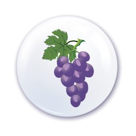 Nápis do škôlky na skrinku s hroznovým vzorom