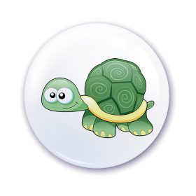 Nápis do škôlky na skrinku so vzorom korytnačky