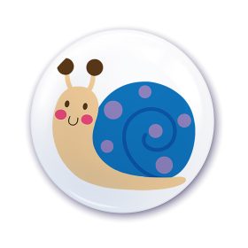 Nápis do škôlky na skrinku Farebný vzor slimáka