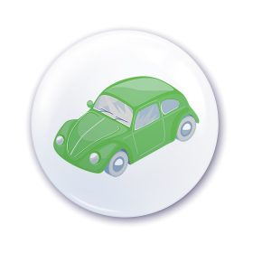 Nápis do škôlky na skrinku so vzorom zeleného auta