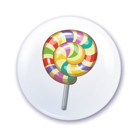 Nápis do škôlky na skrinku so vzorom Lollipop