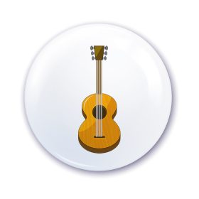 Nápis do škôlky na skrinku s gitarovým vzorom