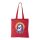 Raszta unikornis - Bevásárló táska piros