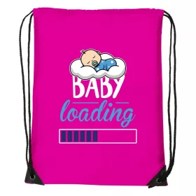 Baby loading fiú - Sport táska magenta