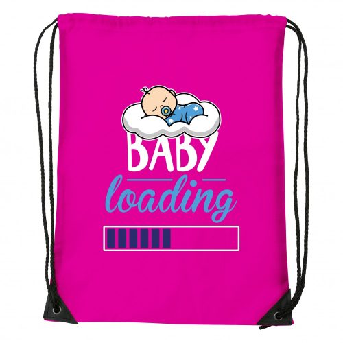 Baby loading fiú - Sport táska magenta
