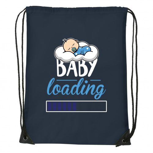 Baby loading fiú - Sport táska navy kék