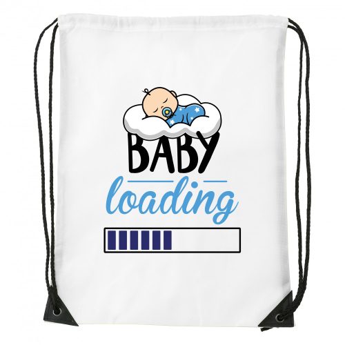 Baby loading fiú - Sport táska fehér