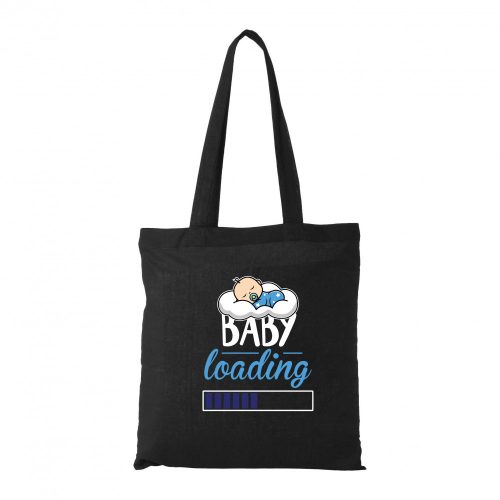 Baby loading fiú - Bevásárló táska fekete