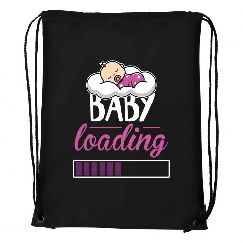 Baby loading lány - Sport táska fekete