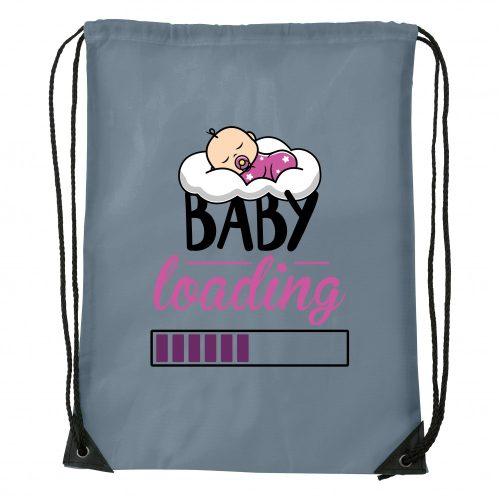 Baby loading lány - Sport táska szürke