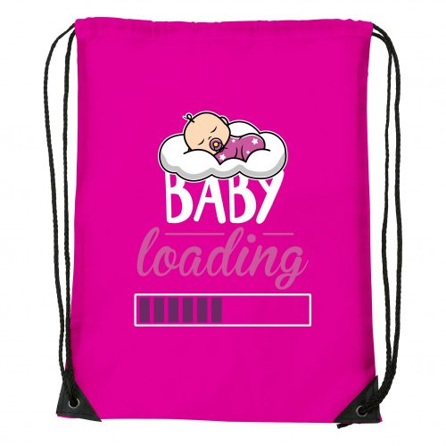 Baby loading lány - Sport táska magenta