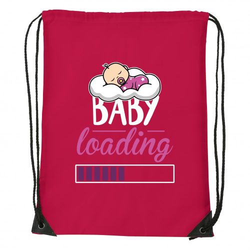 Baby loading lány - Sport táska piros