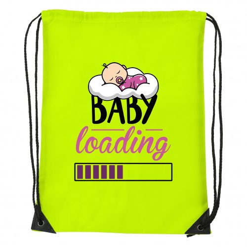 Baby loading lány - Sport táska sárga