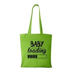 Baby loading - Bevásárló táska zöld v1