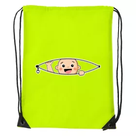 Kukucskáló kisbaba - Sport táska sárga