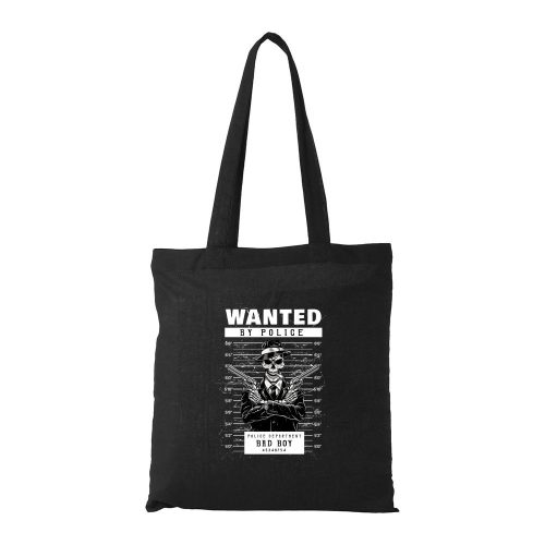 Wanted - Bevásárló táska fekete