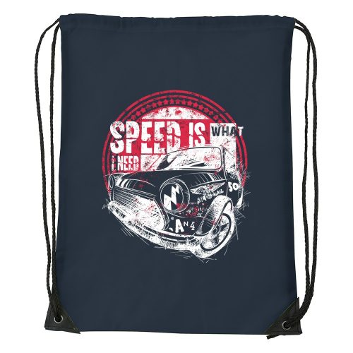 Speed is what i need - Sport táska navy kék